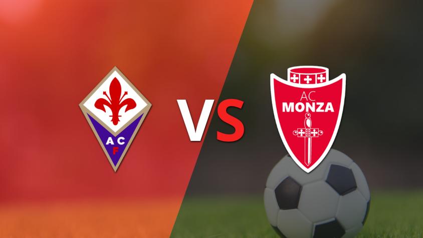 Monza y Fiorentina empatan 1-1 y se van al descanso