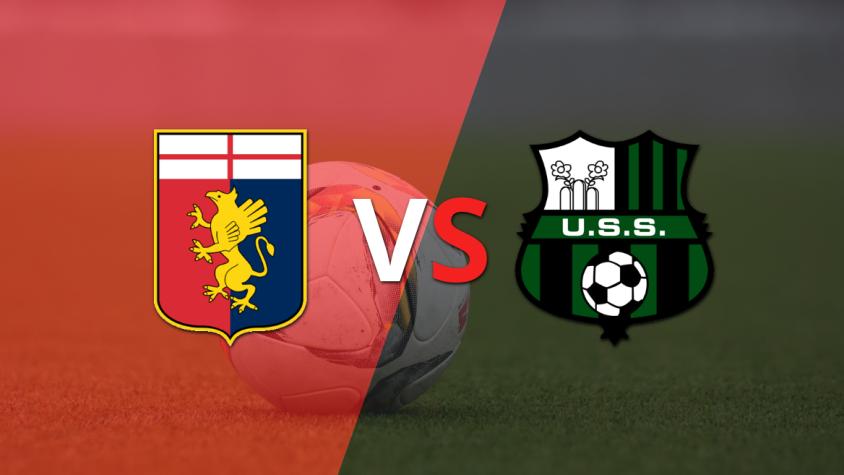 Comienza el juego entre Genoa y Sassuolo en el estadio Luigi Ferraris