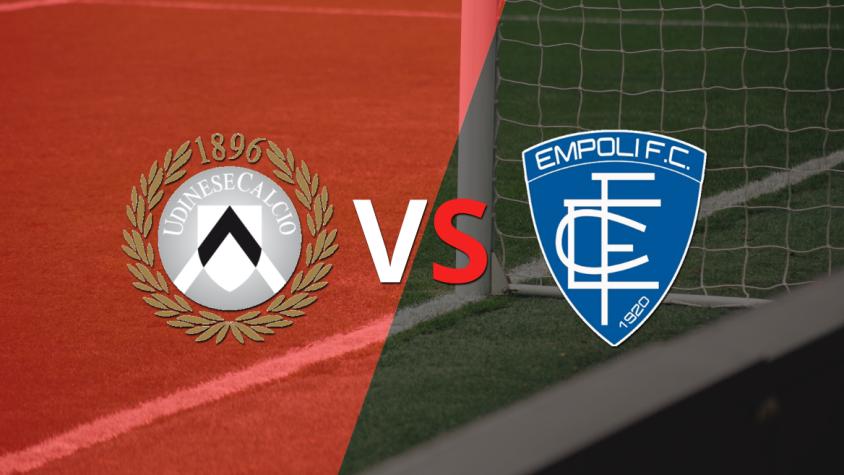 Termina el primer tiempo con empate en 0 entre Empoli y Udinese