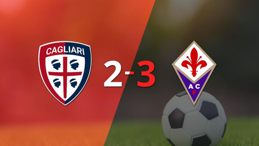 Fiorentina consigue emocionante triunfo sobre Cagliari por 3 a 2
