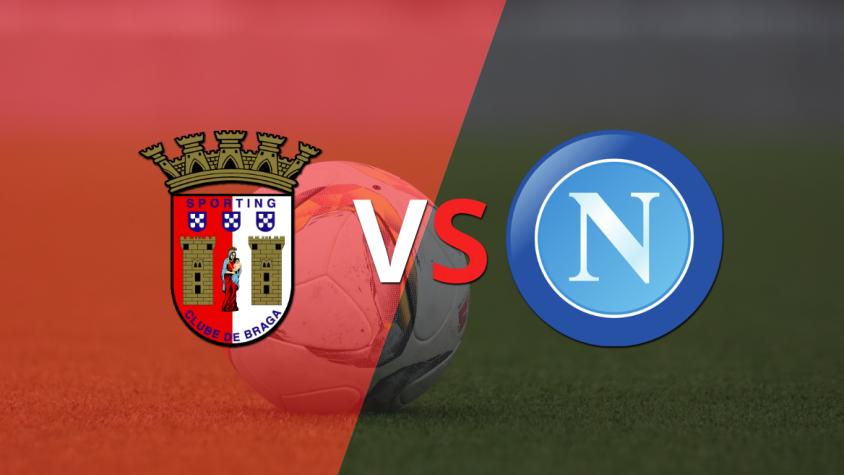 Napoli supera a SC Braga por 2-1