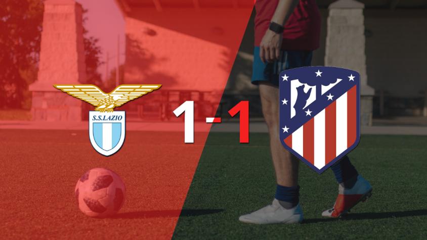 Atlético de Madrid empató 1-1 en su visita a Lazio