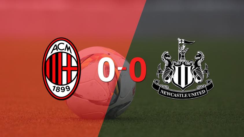 Milan y Newcastle United igualaron sin goles en el marcador Milan y Newcastle United igualaron sin goles en el marcador