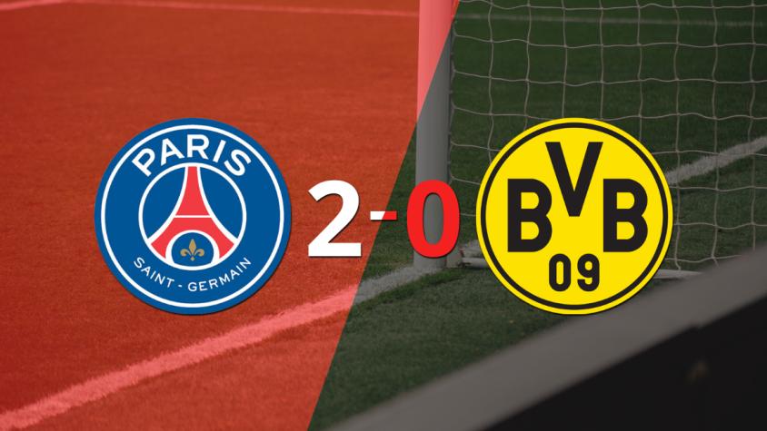 PSG derrotó 2-0 en casa a Borussia Dortmund
