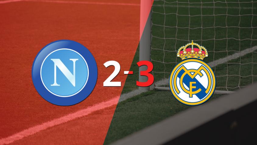 ¡Partidazo! Real Madrid le ganó 3-2 a Napoli ¡Partidazo! Real Madrid le ganó 3-2 a Napoli