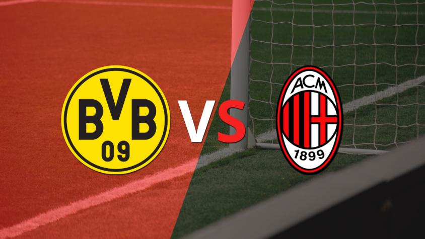 Arranca el segundo tiempo sin goles entre Borussia Dortmund y Milan