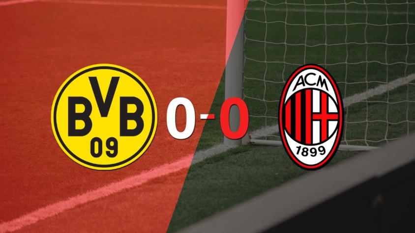 Sin goles, Borussia Dortmund y Milan igualaron el partido