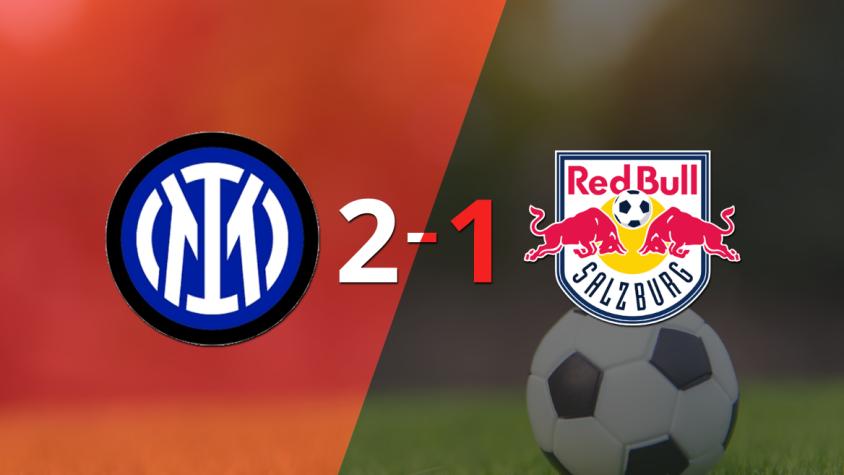 Red Bull Salzburgo cayó 2-1 en su visita a Inter