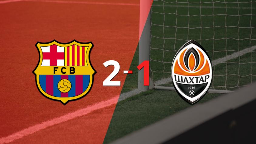 Barcelona logró una victoria de local por 2 a 1 frente a Shakhtar Donetsk