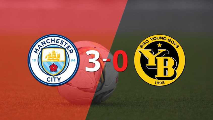 Goleada de Manchester City a Young Boys con doblete de Erling Haaland incluído 