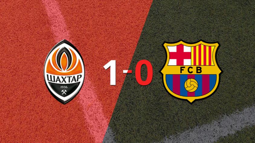 Shakhtar Donetsk derrotó en casa 1-0 a Barcelona