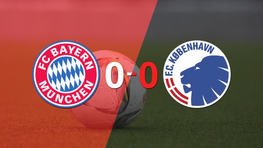 Cero a cero terminó el partido entre Bayern Múnich y FC Copenhague