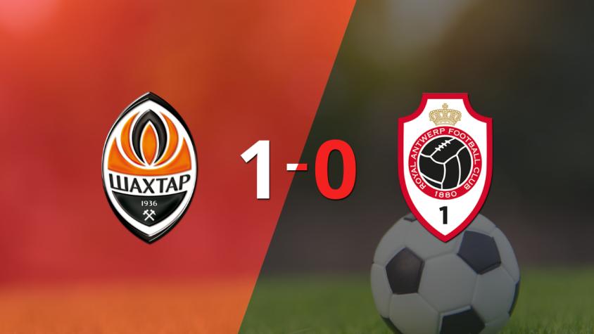 Shakhtar Donetsk venció por la mínima a Royal Antwerp