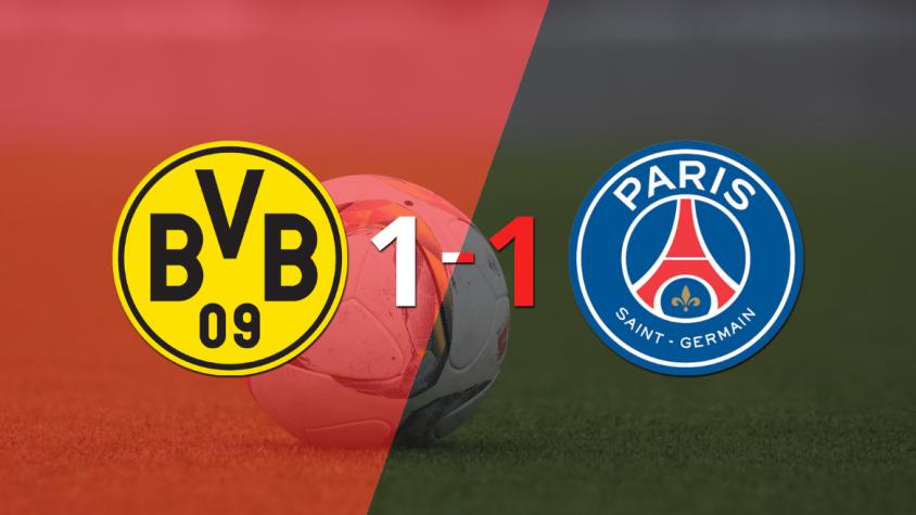 Borussia Dortmund y PSG igualaron 1 a 1