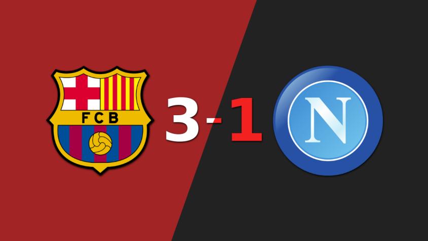 Barcelona vence a Napoli y pasa a Cuartos de Final