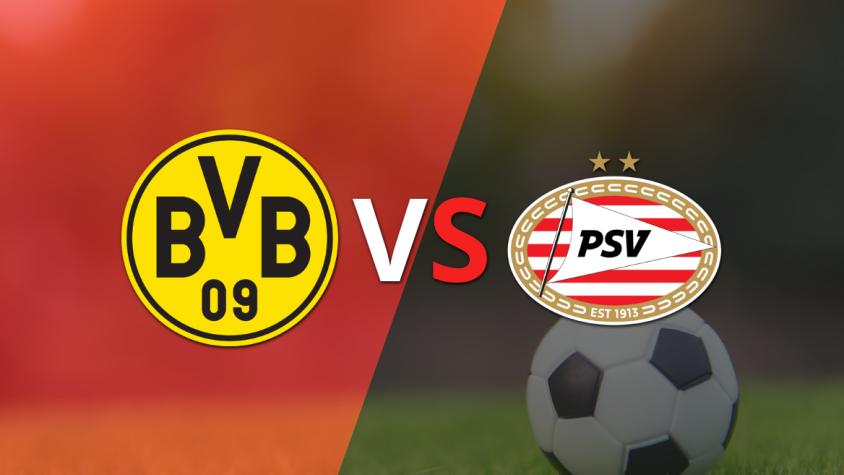 Borussia Dortmund llega al complementario con una ventaja de 1-0