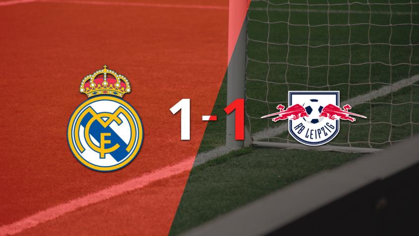 Real Madrid empató frente a RB Leipzig y logró su clasificación a Cuartos de Final