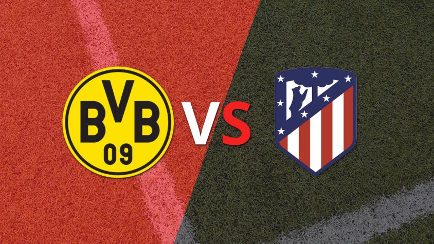 Borussia Dortmund es superior a Atlético de Madrid y lo vence por 4-2