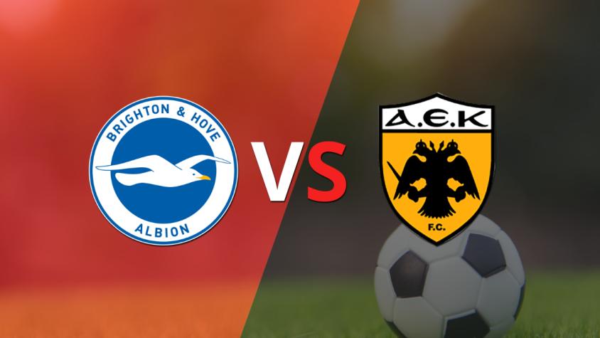 Brighton and Hove y AEK se encuentran en la fecha 1 del grupo B