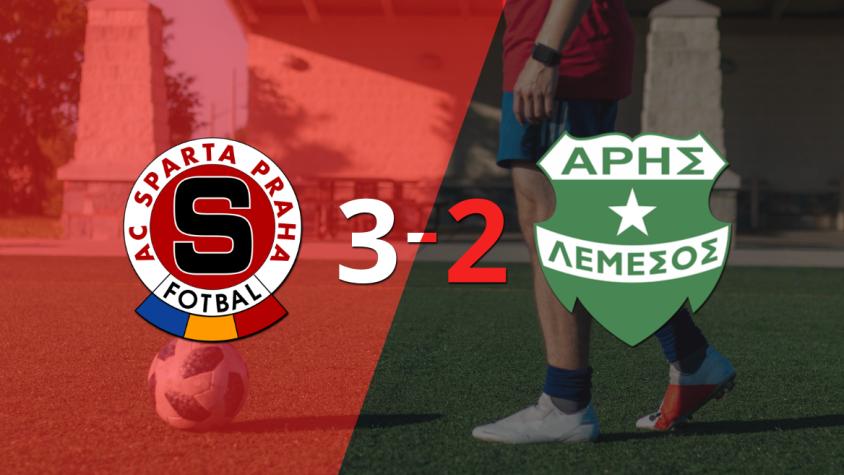 Con dos goles de Ladislav Krejci, Sparta Praga venció a Aris Limassol