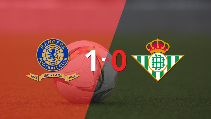 Apretada victoria de Rangers frente a Betis Apretada victoria de Rangers frente a Betis