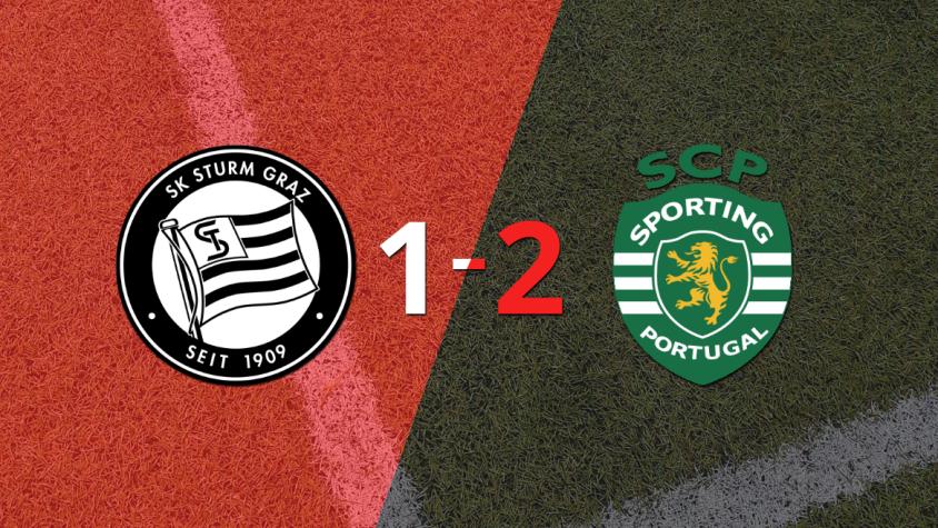 Sporting Lisboa sacó el triunfo 2-1 en su visita a Sturm Graz Sporting Lisboa sacó el triunfo 2-1 en su visita a Sturm Graz
