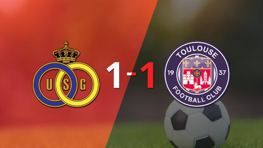 Empate a uno entre U. Saint-Gilloise y Toulouse Empate a uno entre U. Saint-Gilloise y Toulouse