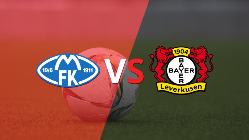 Victoria parcial de Bayer Leverkusen sobre Molde en el estadio Aker Stadion