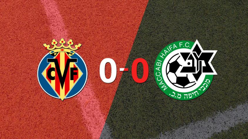 Villarreal y Maccabi Haifa no se sacaron ventaja y terminaron sin goles