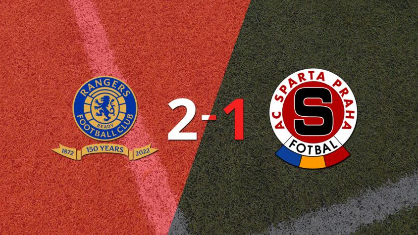 Rangers logra 3 puntos al vencer de local a Sparta Praga 2-1