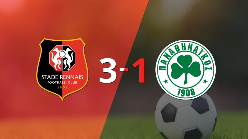 Stade Rennes logró una victoria sólida ante Panathinaikos por 3 a 1