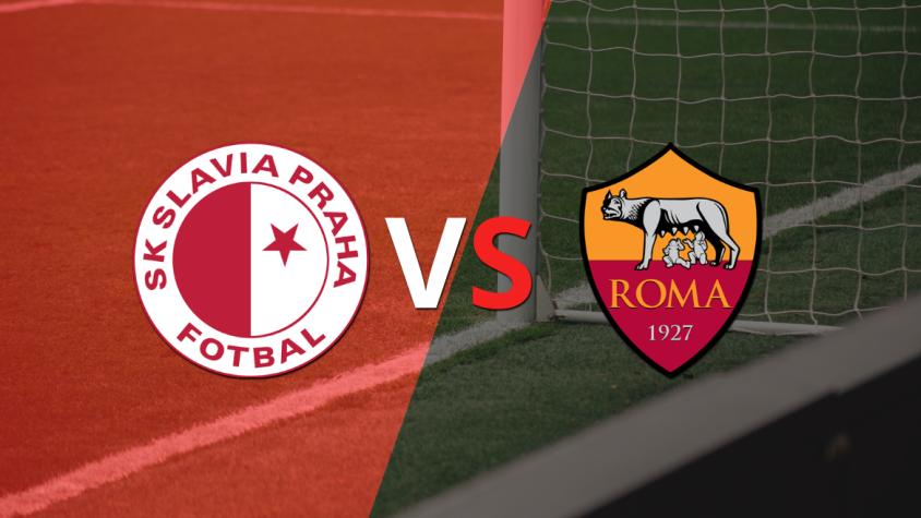 Slavia Praga sigue arriba por 2-0 ante Roma