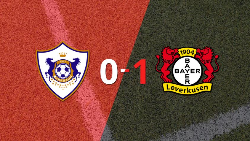 Bayer Leverkusen se impuso con lo justo ante Qarabag