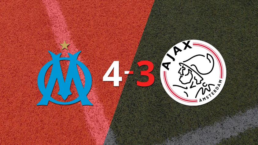 Victoria de Olympique de Marsella sobre Ajax con hat-trick de Pierre Aubameyang