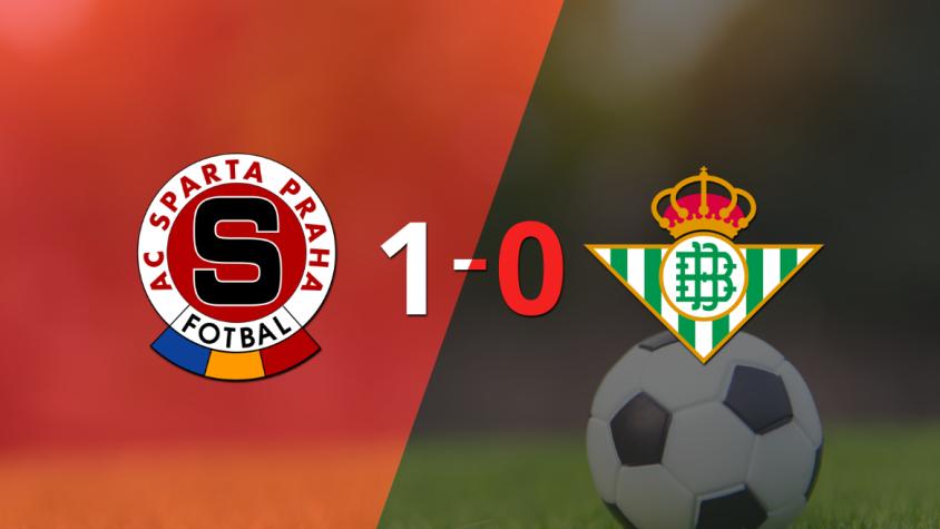 En su casa Sparta Praga derrotó a Betis 1 a 0