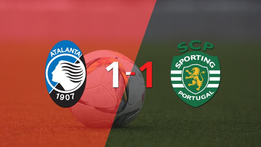 Reparto de puntos en el empate a uno entre Atalanta y Sporting Lisboa
