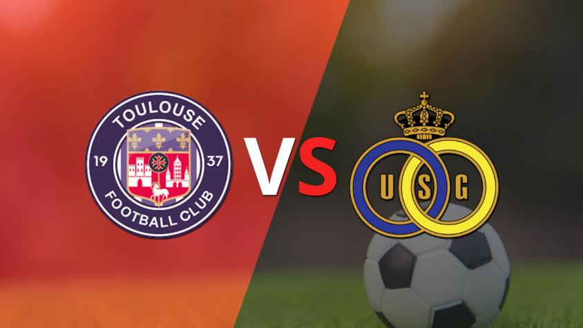 Con un empate en 0, empieza el segundo tiempo entre Toulouse y U. Saint-Gilloise