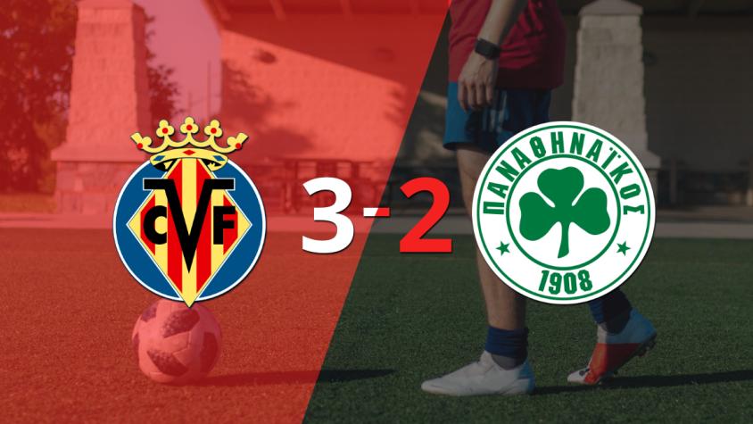 Emocionante partido termina con victoria de Villarreal 3-2 ante Panathinaikos
