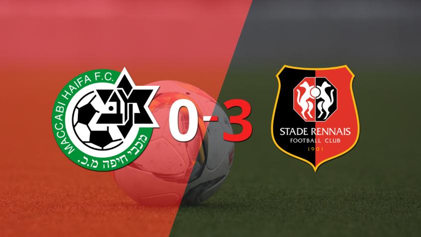 Contundente 3-0 de Stade Rennes en su visita a Maccabi Haifa