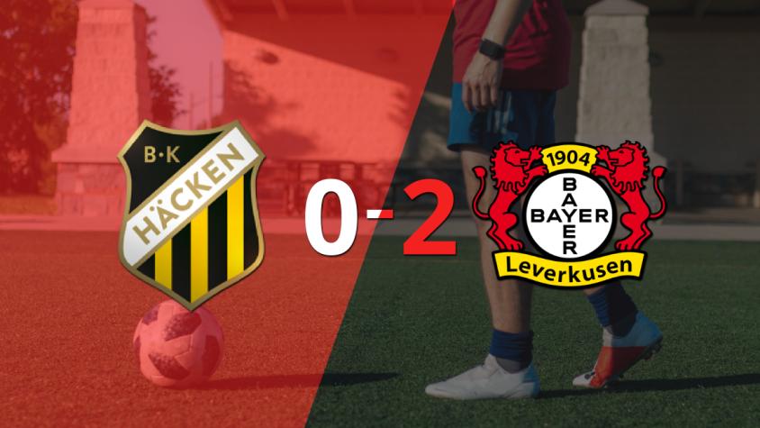 Bayer Leverkusen fue superior y venció por dos goles a BK Hacken en el estadio Nya Ullevi Stadion