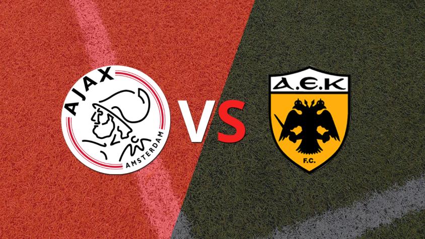 Ajax amplía la ventaja y pone el 3 a 1 frente a AEK