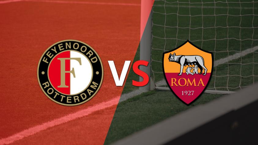 Roma iguala el juego ante Feyenoord