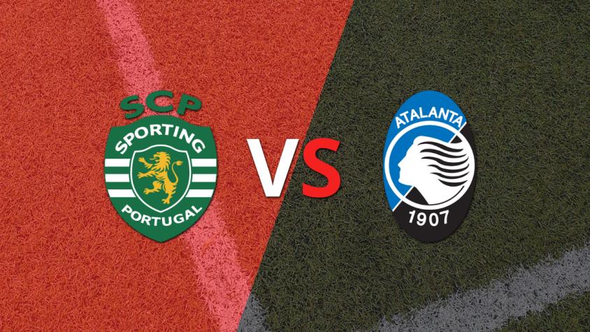 Se juega el segundo tiempo buscando el desempate entre Sporting Lisboa y Atalanta