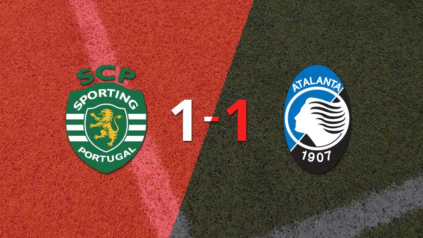 El empate entre Sporting Lisboa y Atalanta dejó la llave abierta para la vuelta