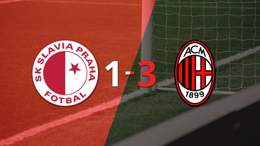 Milan clasificó a Cuartos de final al vencer a Slavia Praga