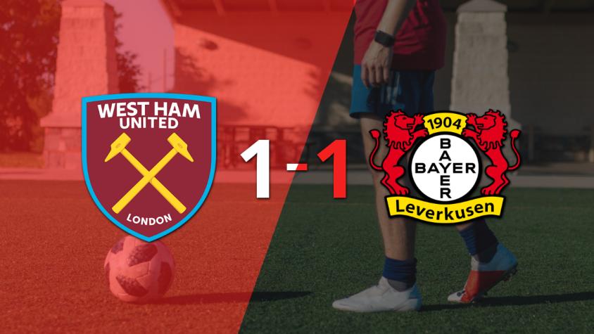 Bayer Leverkusen clasificó a Semifinal a pesar de empatar ante West Ham United