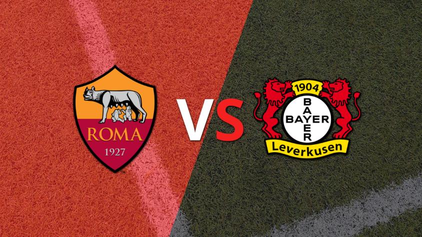 Bayer Leverkusen vs Roma se van al descanso con un marcador 1-0