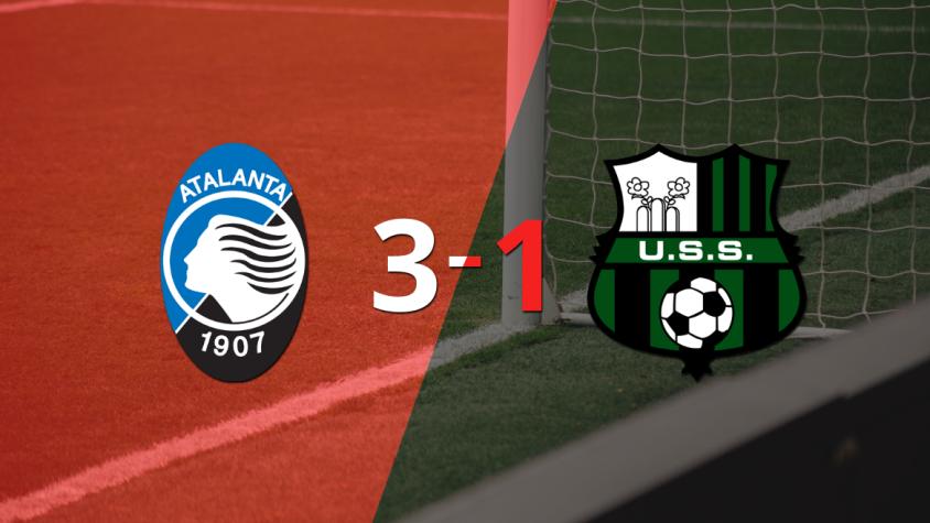 Atalanta venció 3-1 a Sassuolo y clasificó a Cuartos de Final