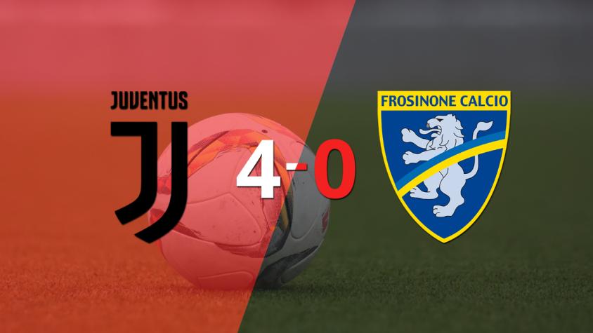 Juventus pasó a Semifinales con una victoria ante Frosinone