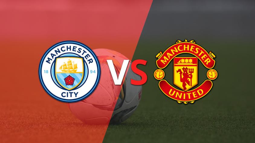 Victoria parcial de Manchester United sobre Manchester City en el Wembley Stadium